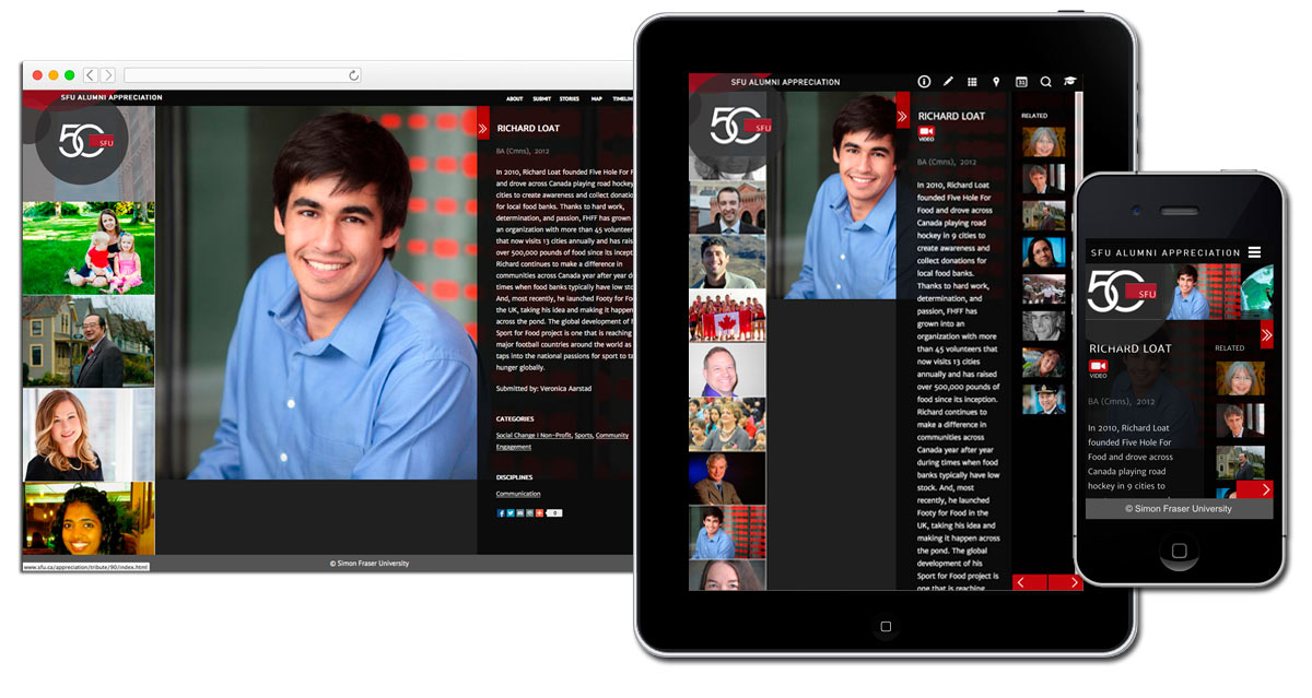 SFU Alumni Screen